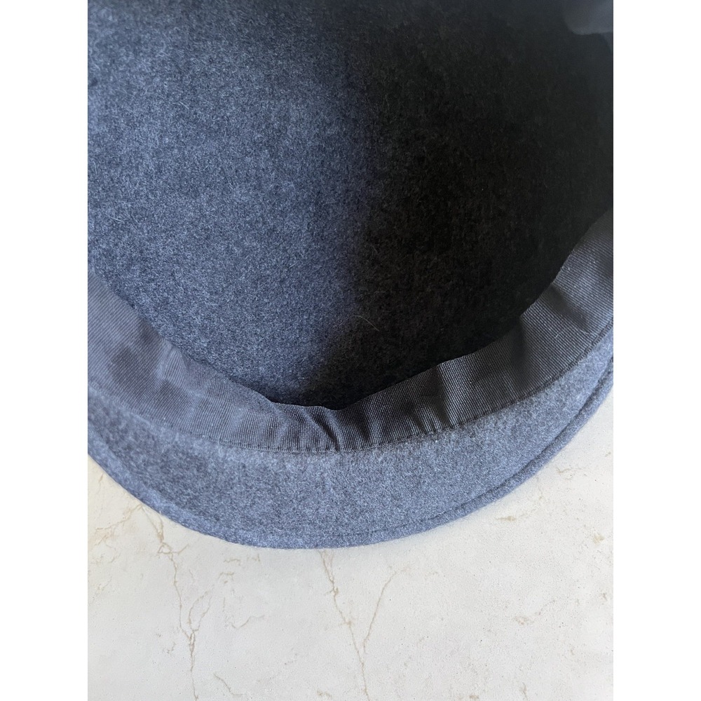 Mens Gray Newsboy Cabbie Hat 100% Wool Preppy Golf One Size - Picture 4 of 6